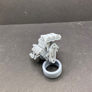 572 big block Chevy supercharged 3d printed