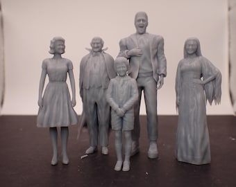 Scale Model Munsters 3D printed