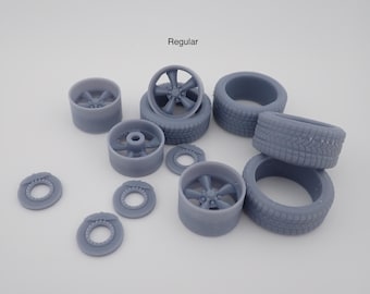 Ruedas y neumáticos Torq Thrust 2 variaciones 1/24 1/25