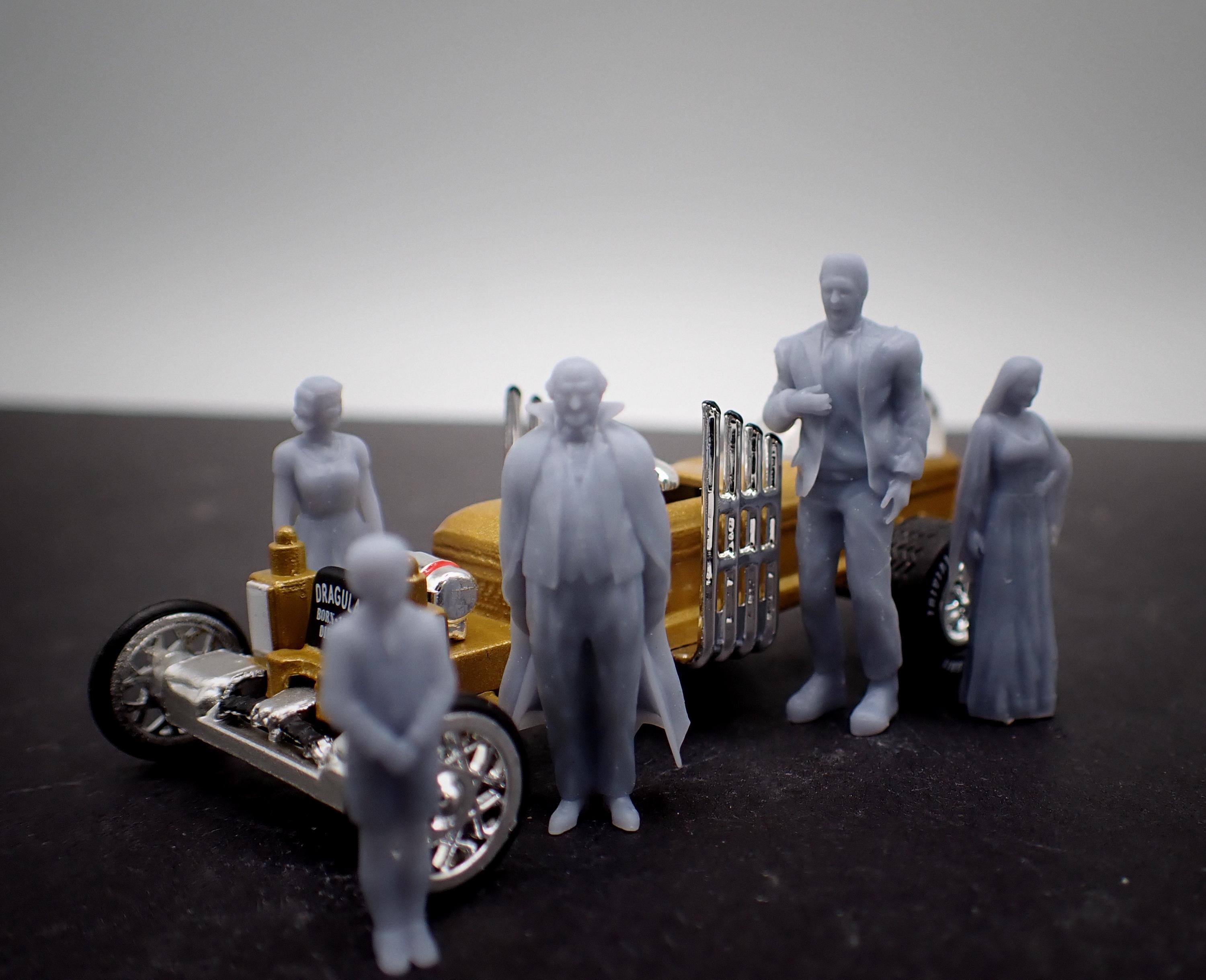 なし 4箱 1/64 Munsters 3d Printed (does Not Include Car) - Etsy