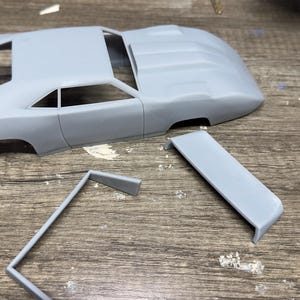 3-D printed 1/25 scale pro mod Daytona dodge
