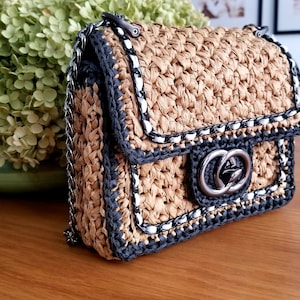 Bag/Handmade Bag/Hand Woven Bag/Crochet Bag/Knitted Bag/Designer Bag/Luxury Bag/Shoulder Bag/Luxury Bag/Women&#39;s Bag