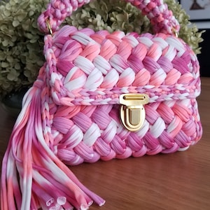Bag/Handmade Bag/Hand Woven Bag/Crochet Bag/Knitted Bag/Designer Bag/Luxury Bag/Shoulder Bag/Luxury Bag/Women&#39;s Bag