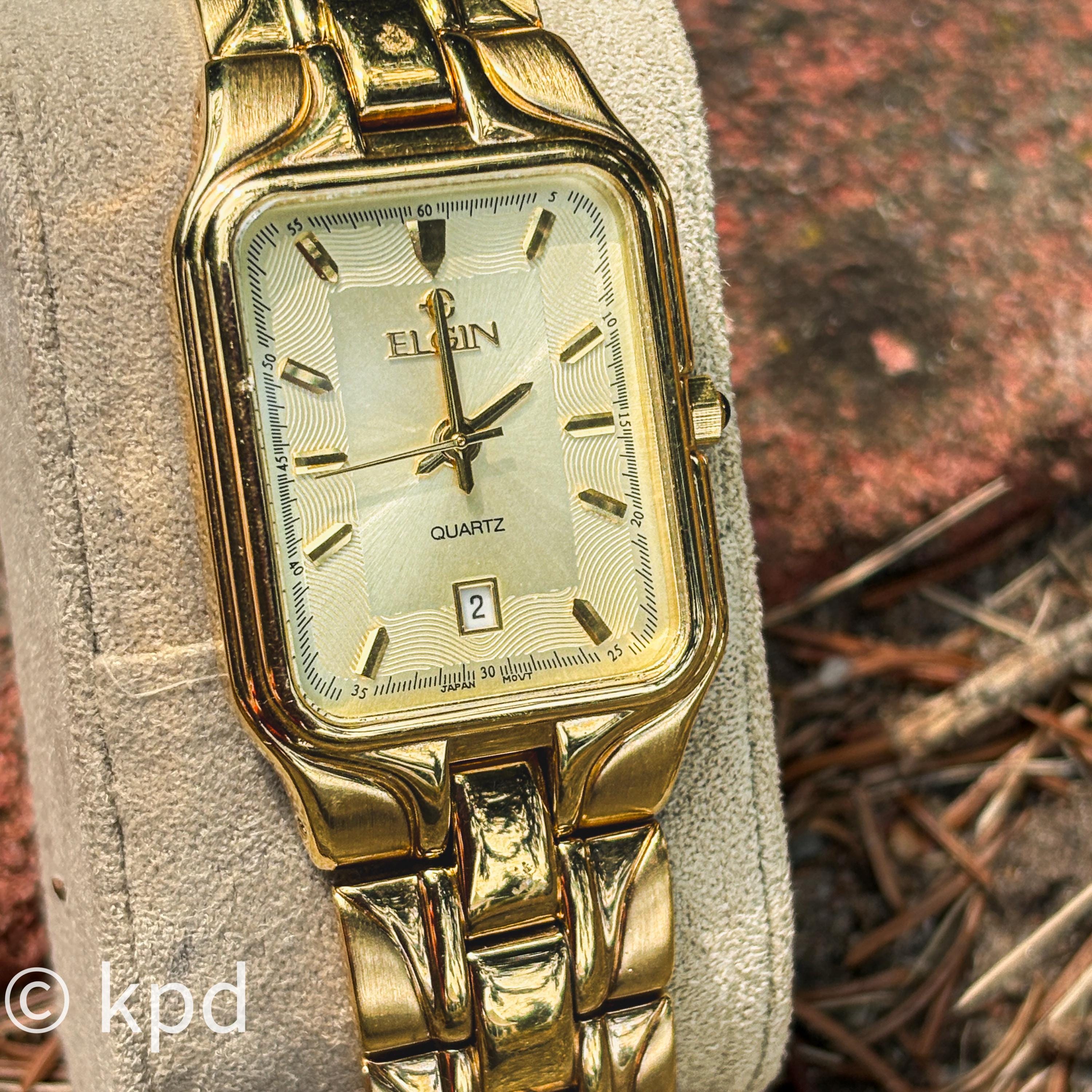 Elgin Quartz Watch - Etsy