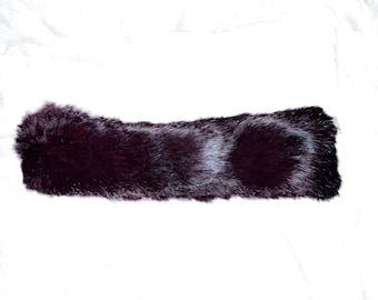 Mink Fur Collar: 24-inch Clip-on