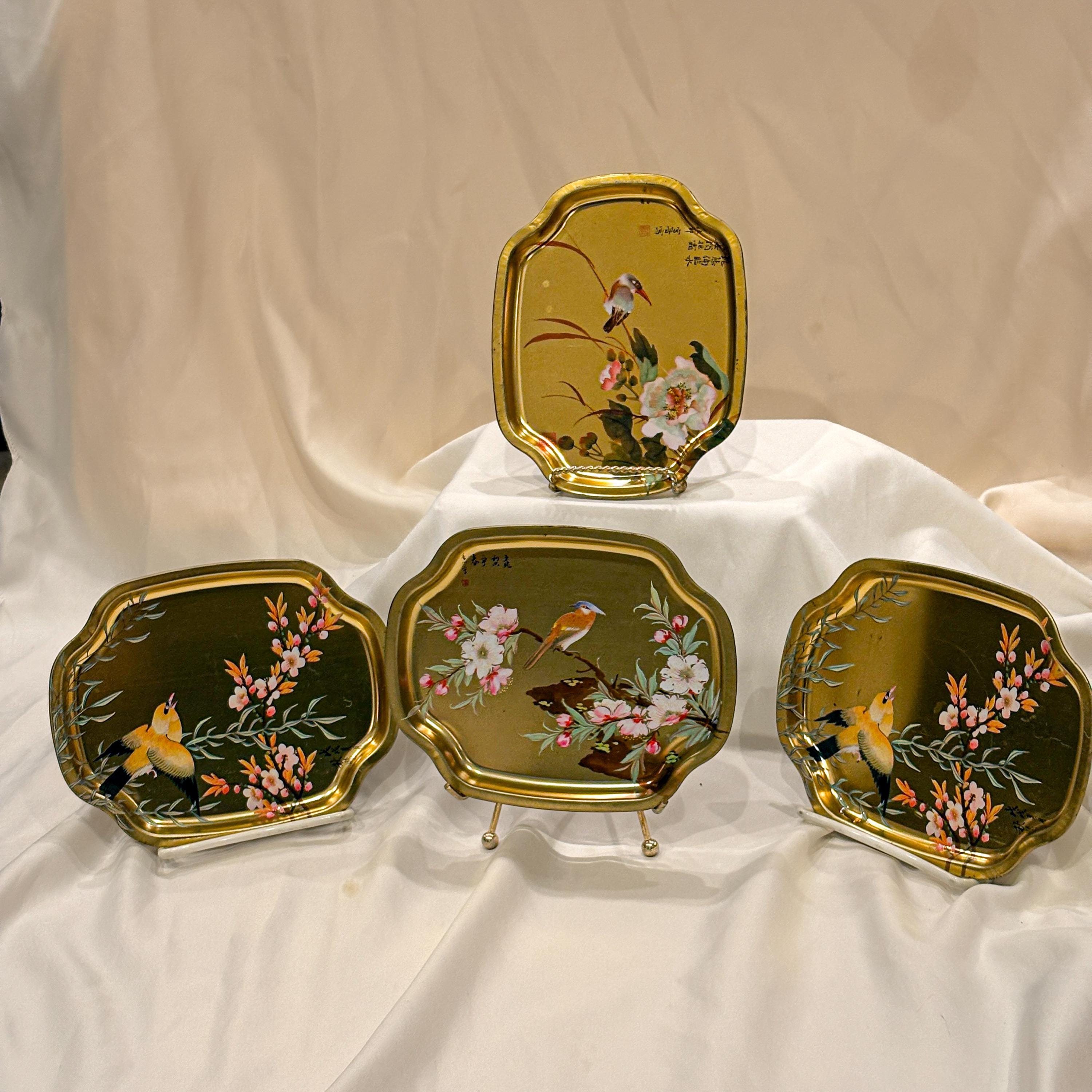 Heldense ヴィンテージ バーカート ティートロリー マホガニー×真鍮 Vintage Tea Carts - Etsy