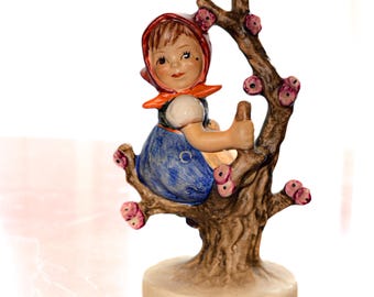 Vintage Goebel Girl Figurine | W. Germany Porcelain Cottagecore Decor