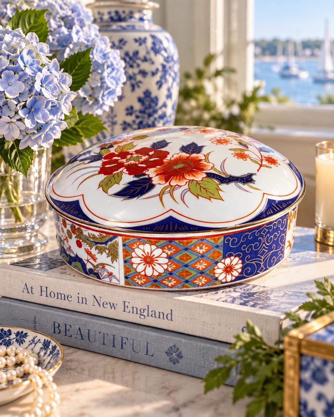 Porcelain Dresser Box - Etsy