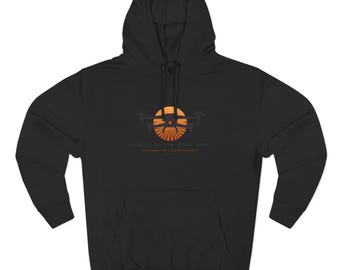 Deep Dive Drone Hoodie, Cozy Casual Wear, Perfect for Tech Lovers, Great Gift for Holidays, Ideal for Outdoor Adventures