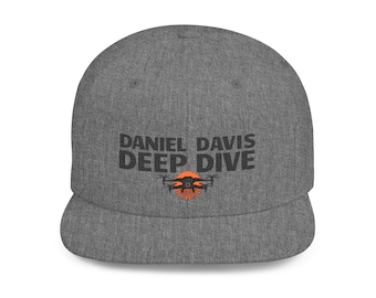 DDDD Flat Bill Snapback Cap: Acrylic Wool Blend