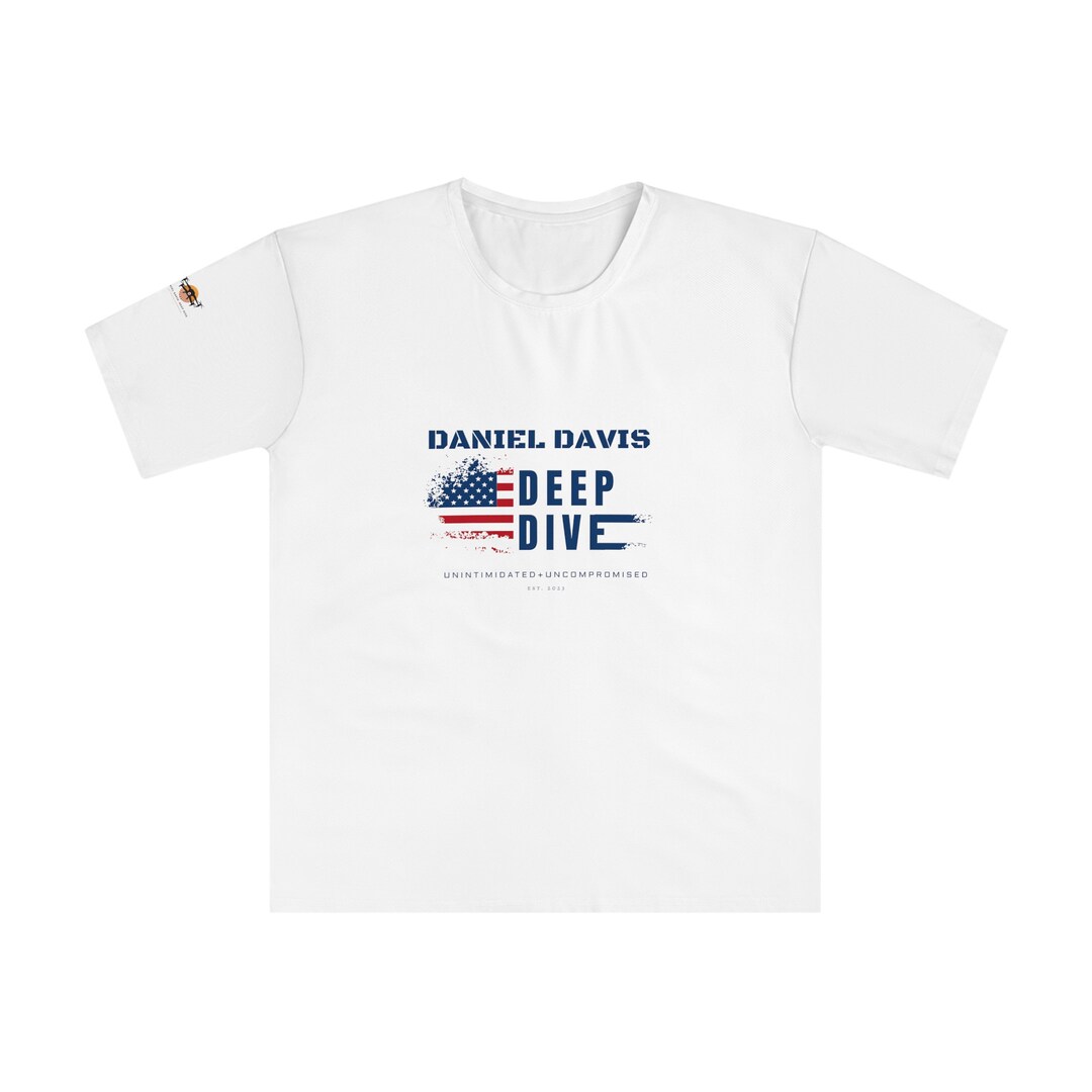 Daniel Davis Deep Dive American Flag Men's White T-shirt - Etsy