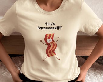 Funny Bacon Shirt: Food Humor Tee, Meat Lover Apparel