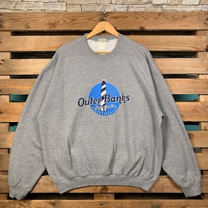 Vintage Outer Banks North Carolina Sweatshirt Carolina Pullover Sweater North Carolina Crewneck Jumper North Carolina Graphic Print