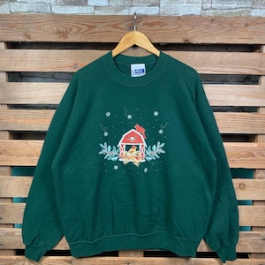Vintage Cute Cardinal Bird Sweatshirt Cardinal Pullover Sweater Cardinal Bird Crewneck Jumper Cardinal Bird Snow Print Graphic Cute Gift