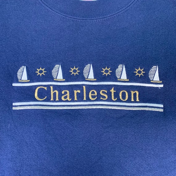 Vintage Charleston Sweatshirt Charleston Pullover… - image 6