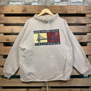 vintage sweat-shirt San Francisco Pull-over San Francisco Pull ras du cou San Francisco San Francisco Logo graphique grande taille