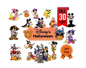 Maus Halloween PNG Bundle, Süßes oder Saures PNG, Winnie Halloween Png, Gruselige Jahreszeit, Png, Maus und Freunde Png, Halloween Familienausflug Png