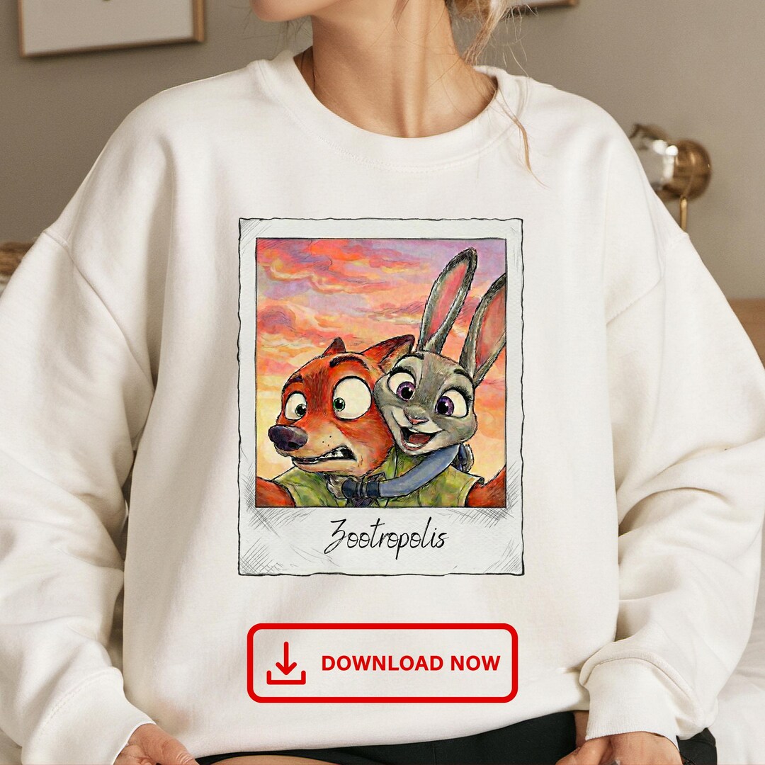 Zootopia Judy and Nick Paloroid Png, Zootropolis Disneyland Png ...