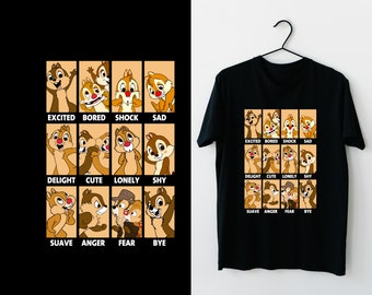 Emotions of Chip and Dale Png Svg, Magical Kingdom Png-svg, Family Vacation Png, Family Trip svg, Vacay Mode Png, Mickey Mouse & Friends svg