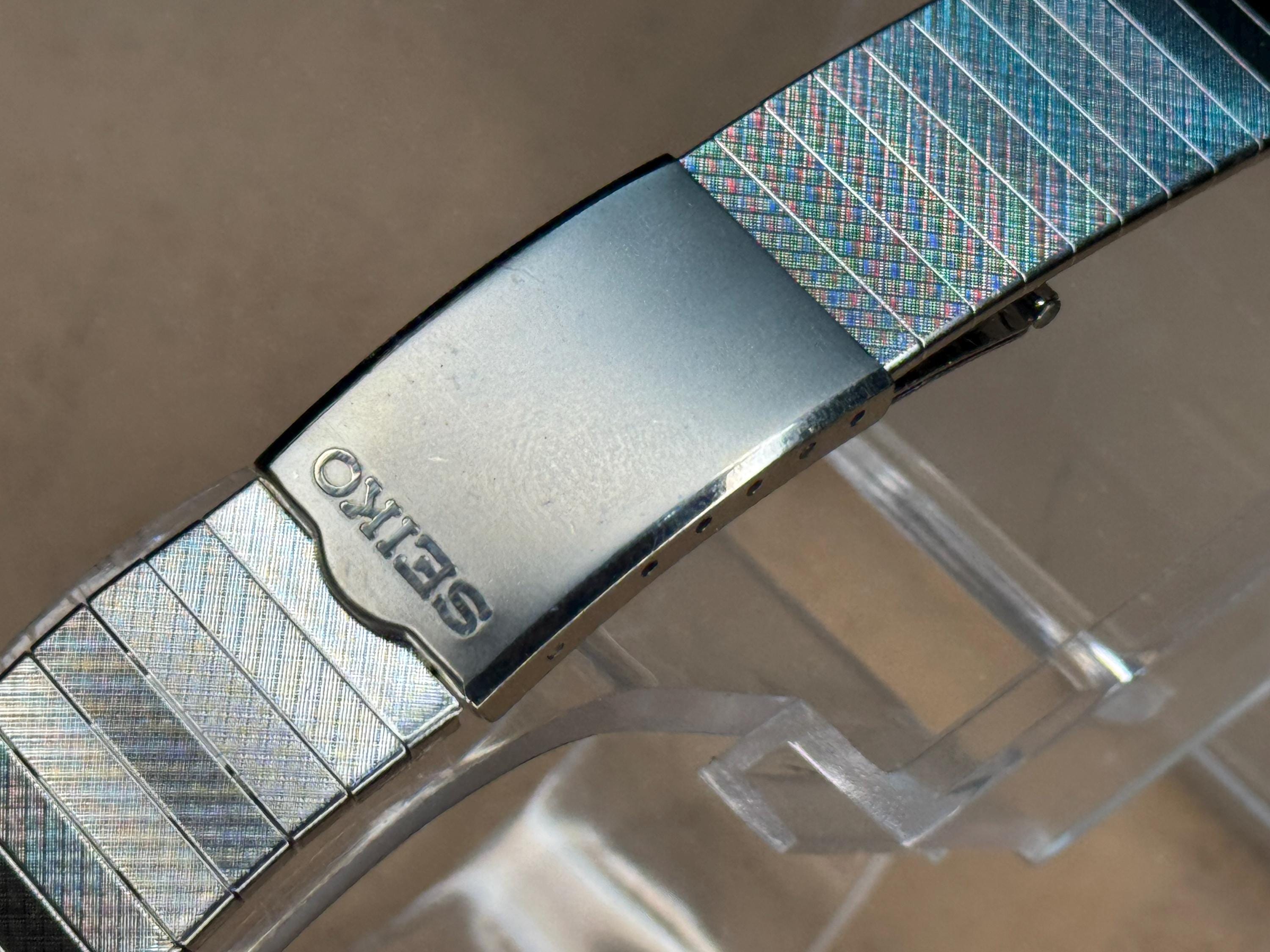 SEIKO セイコーSTELUX ステラックス　ヴィンテージ金属ベルト ステラックス(STELUX)6 ステンレスベルト20mm 未使用デッドストック