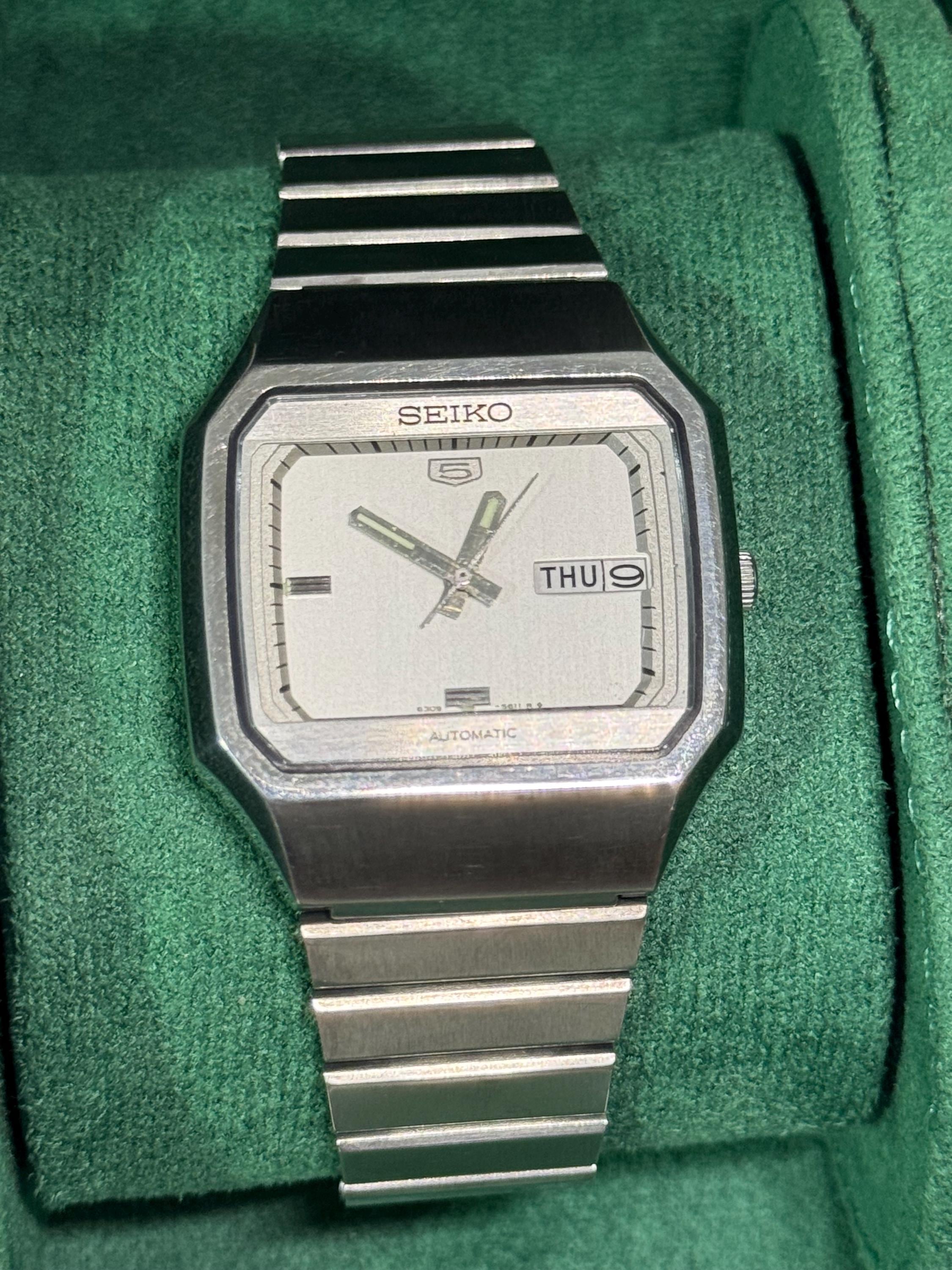 Seiko 5 Sports Leather Strap - Etsy