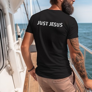Christian Jesus Cross Shirt, Religious Tee Shirt, Unisex Christian Top, Jesus Tshirt Gift, Faith Big & Tall Shirt, Christian Jesus Apparel