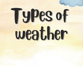 Comprehensive Guide to Weather: Exploration for preschool pre-k and kindergarten