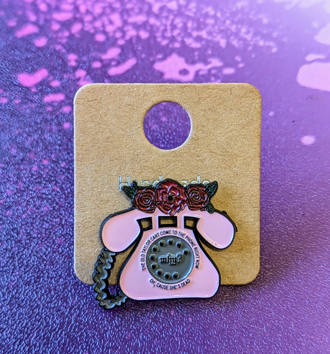 Look What You Made Me Do Phone Taylor Swift Enamel Pin - Etsy image.