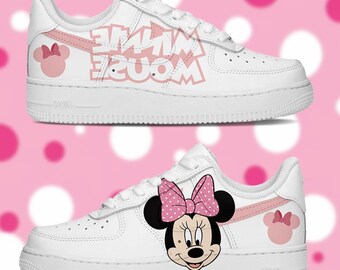 Air Force 1 Kids  Minnie Mouse Swoosh Custom Air Force 1,Limited Edition, mothers-day-gifts Buy now>>> luxetsy.shop/aaf1-150