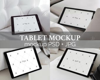 iPad Screen Mockup, Modern iPad Mockup, Web Design Branding Mockup, Apple Device Mockup, Aesthetic Lifestyle iPad Mockup Collection