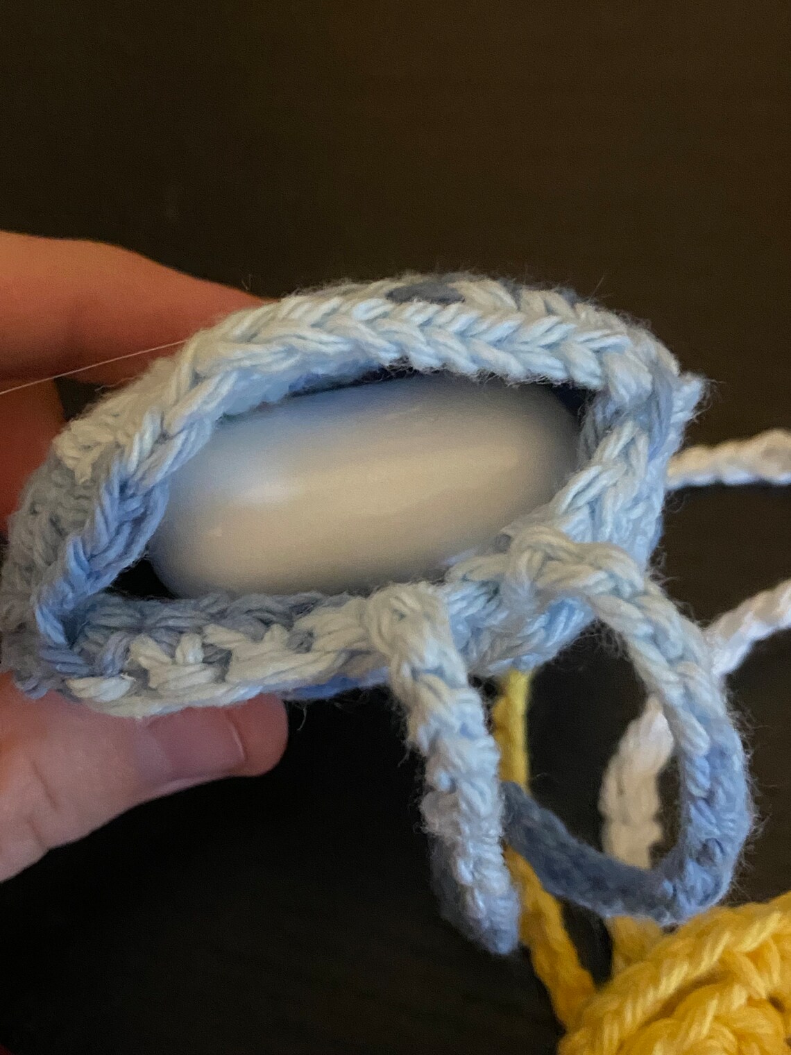 Crochet Granny Square AirPod Case Holder Keychain for Bags and Etsy