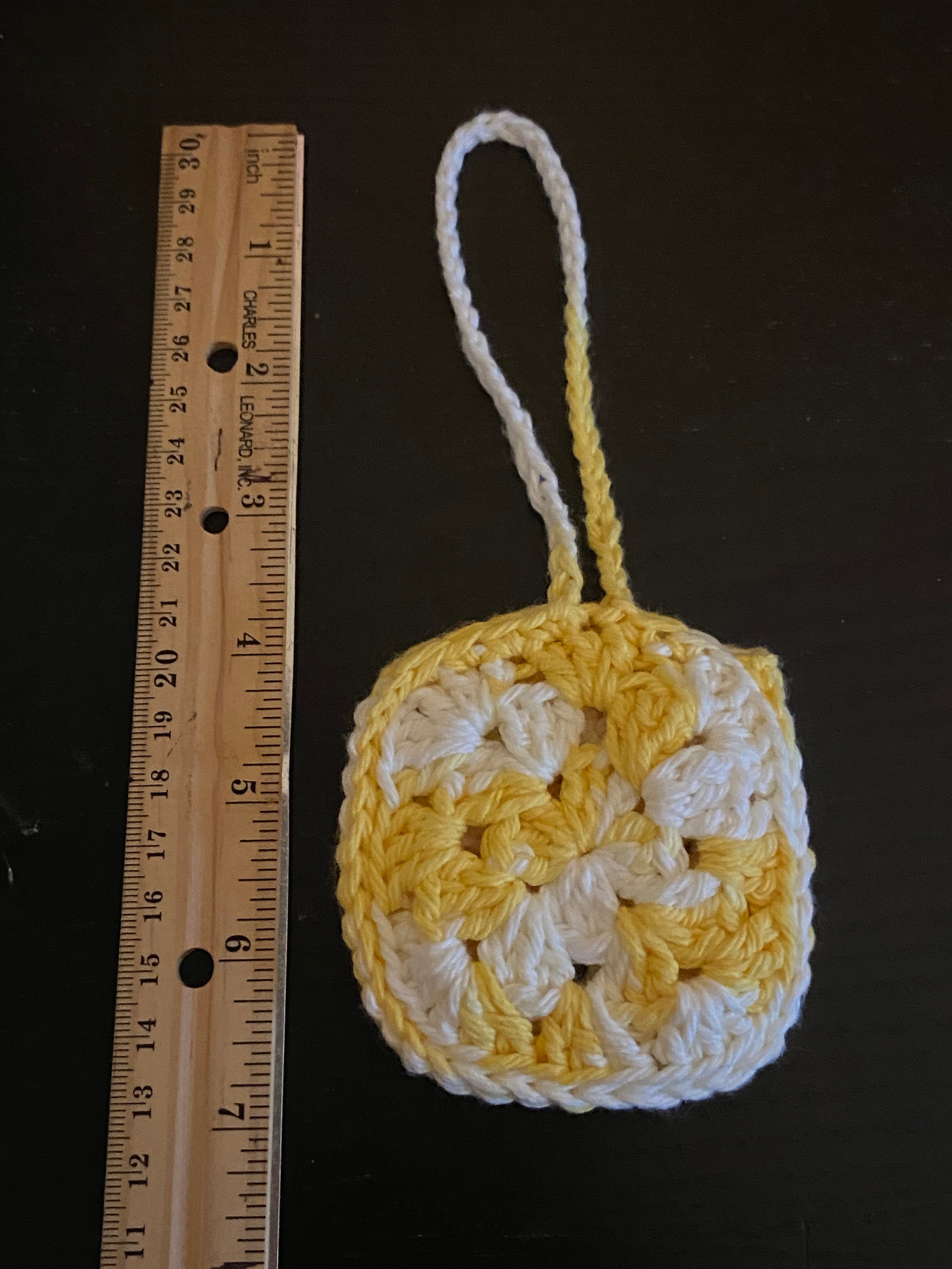 Crochet Granny Square AirPod Case Holder Keychain for Bags and Etsy