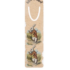 Alice in Wonderland Bookmark: Vintage Literary Gift for Book Lovers
