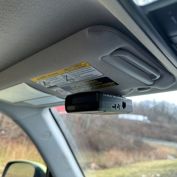 Uniden Radar Detector Sun Visor Clip. Uniden Radar detector visor mount clip with Easy Release design. Available for R3/4, R7/8