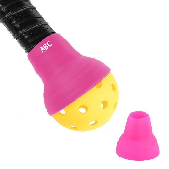 Custom 1 Piece Silicone Pickleball Ball Retriever w/ Initials,Pickleball Upper Suction Cup,Pickleball Accessory,Gift for Pickleball Lovers