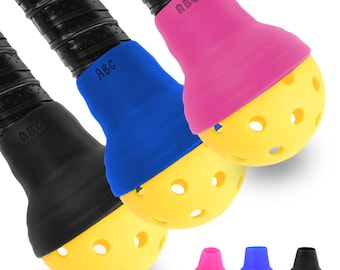 Custom 1 Piece Silicone Pickleball Ball Retriever w/ Initials,Pickleball Upper Suction Cup,Pickleball Accessory,Gift for Pickleball Lovers