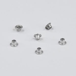 3mm Silver Eyelets 200 PCS 1/8 Small Grommets for Scrapbooking, Cards, Arts & Crafts, DIY Album, Clothing, Luggage, Wedding, Birthday image 3