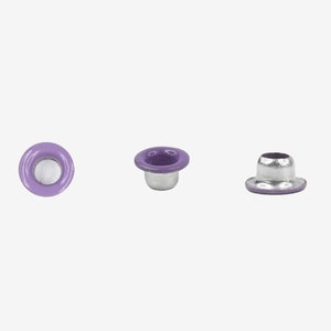 3mm Purple Eyelets 200 PCS 1/8 Small Grommets for Scrapbooking, Cards, Arts & Crafts, DIY Album, Clothing, Luggage, Wedding, Birthday image 3