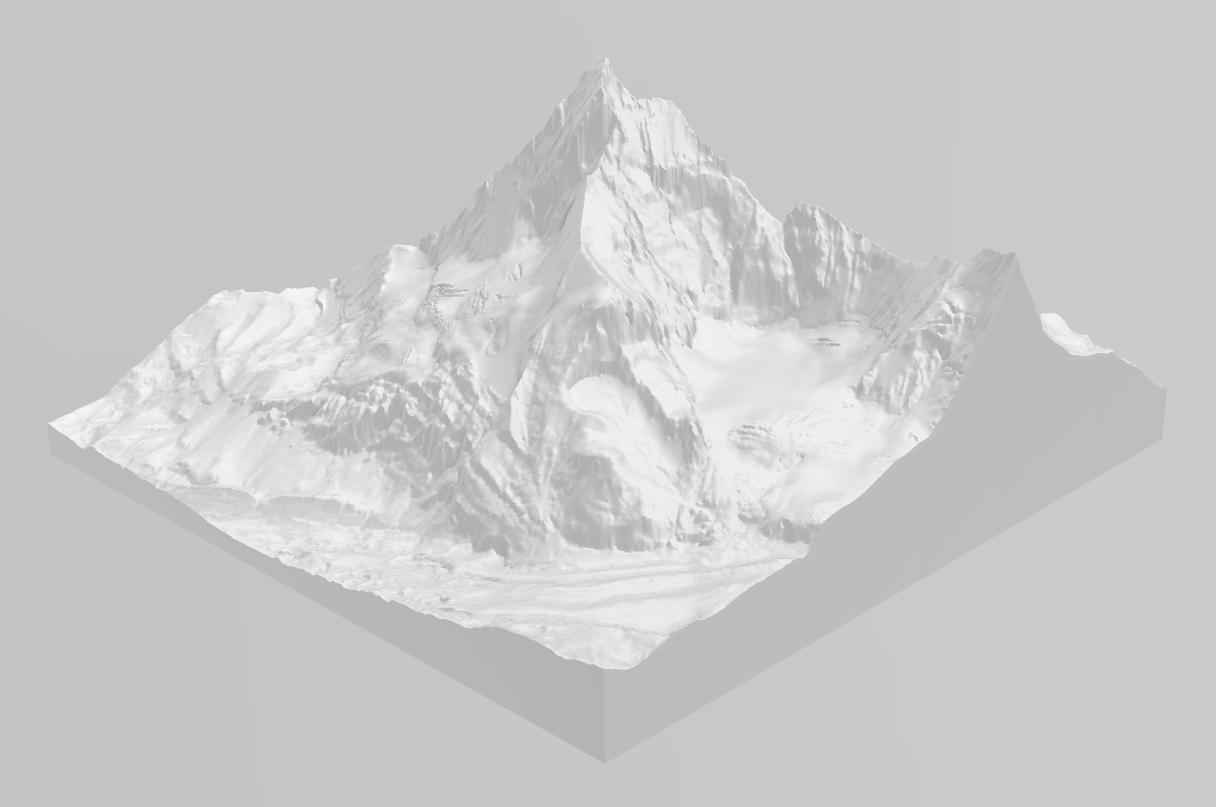 Matterhorn 3D Model File | STL File for CNC Milling and 3D Printing ...