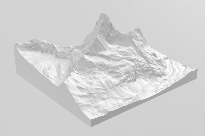 Matterhorn 3D Model File | STL File for CNC Milling and 3D Printing ...
