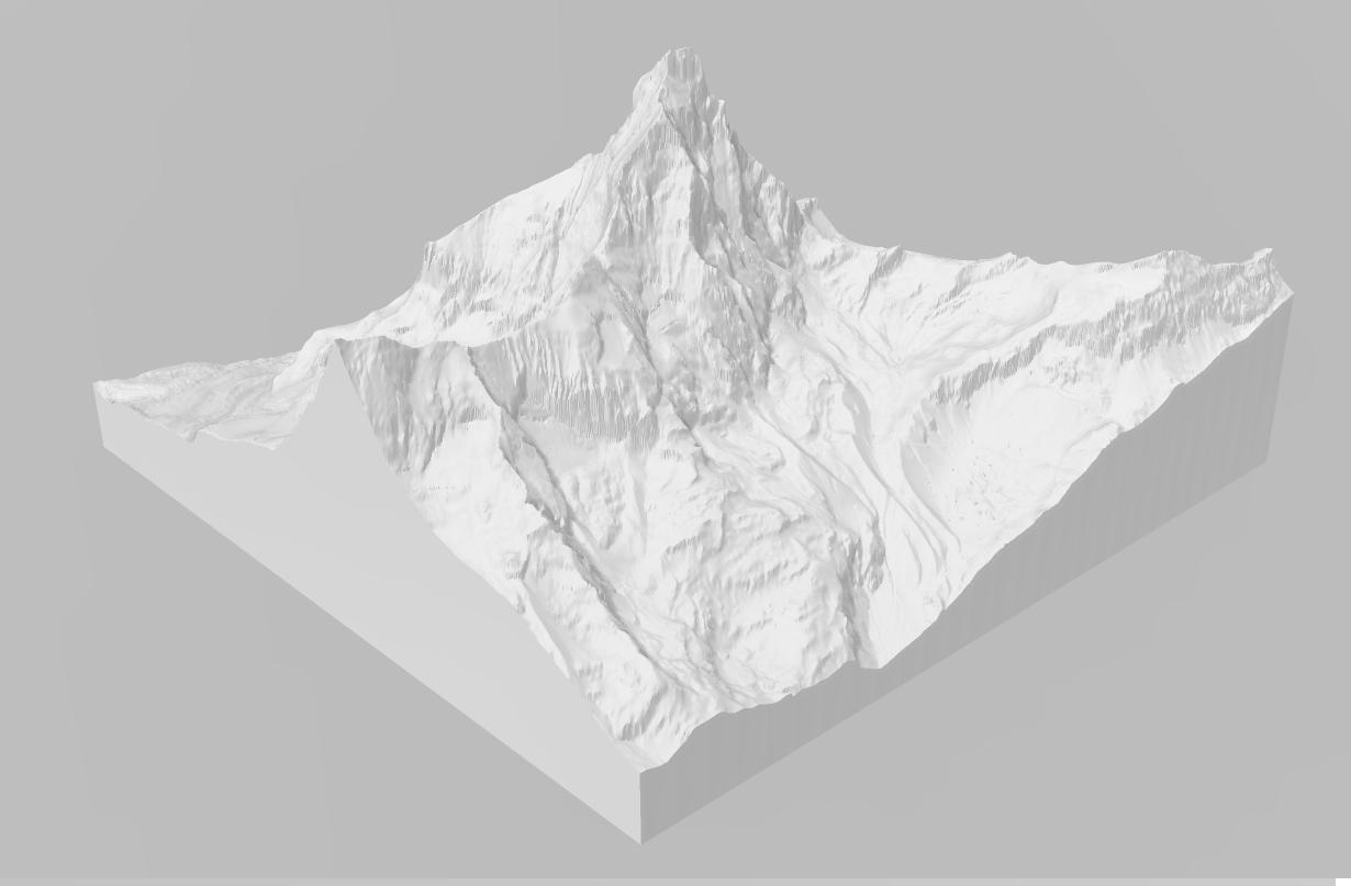 Matterhorn 3D Model File | STL File for CNC Milling and 3D Printing ...