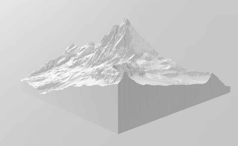 Matterhorn 3D Model File | STL File for CNC Milling and 3D Printing ...
