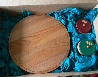 Shire-cuterie Board with Acacia Bowl – A Perfect Addition for Every Meal in Middle-earth!