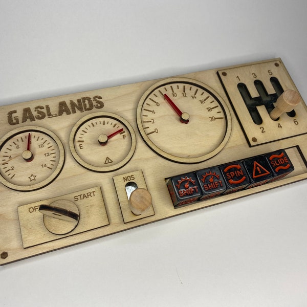 Dashboard for Gaslands