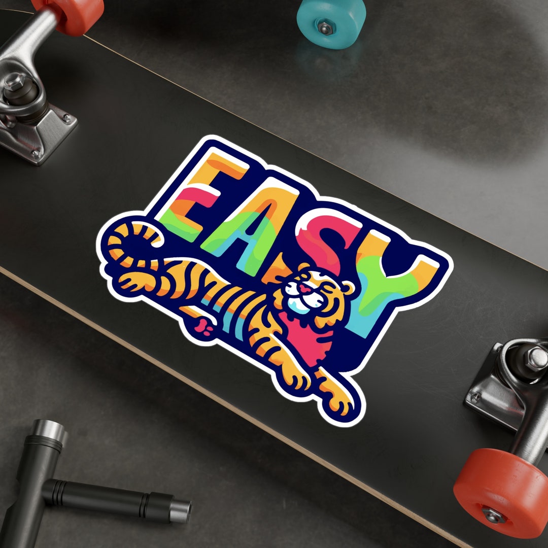 Easy Tiger Vinyl Decal - Etsy