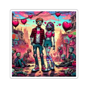 Zombie Sweethearts Sticker