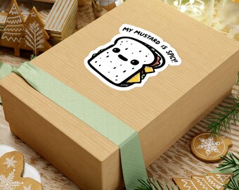 My Mustard is Spicy Funny Sandwich Sticker