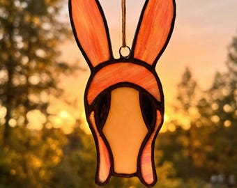 Louise Belcher - Bob's Burgers Fan Art Glasmalerei-Muster - DIY-Muster - NUR Muster