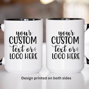 Custom Logo Mugs for Business - Bulk Orders, Personalized Company Logo Cups, Corporate Gifts, Branded Mugs, Custom Promotional Drinkware