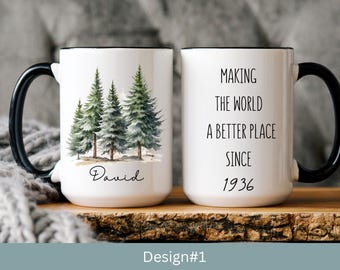 90th Birthday Gift for Great-Grandpa: Born in 1936 Coffee Mug